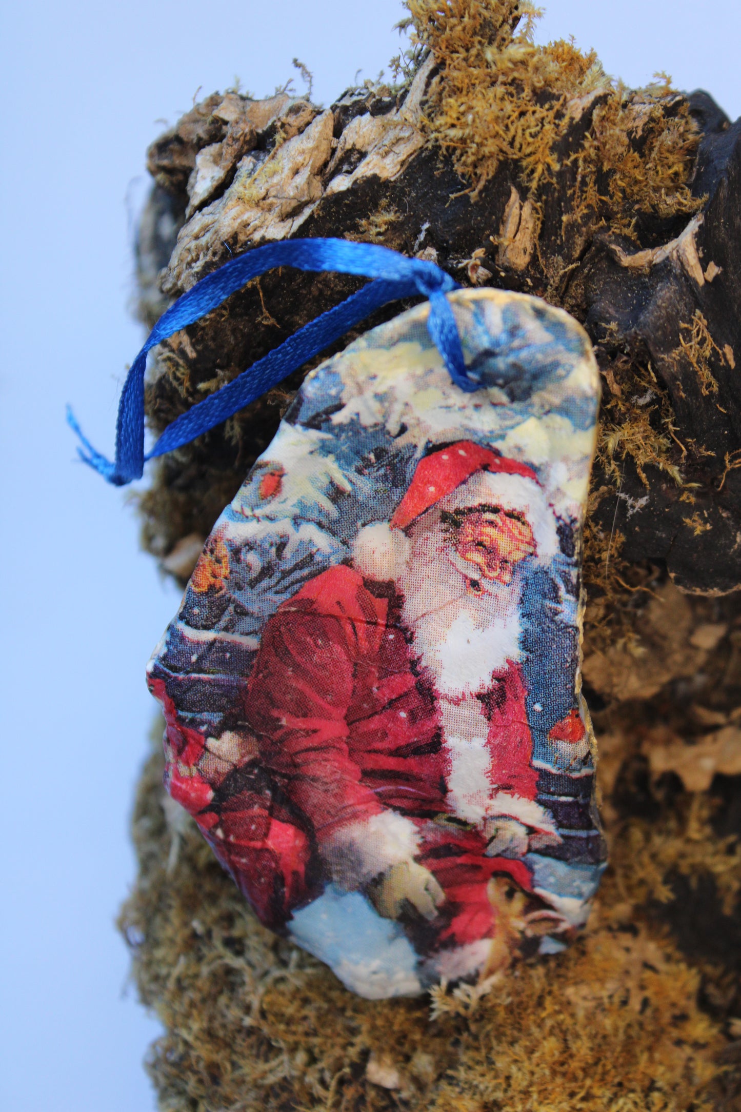 Christmas oyster shells decorations